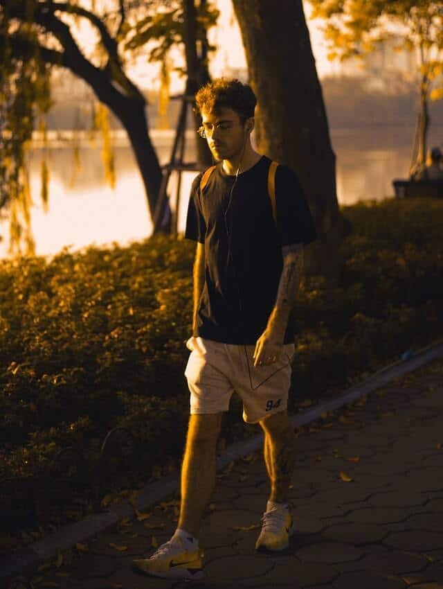 Jogging in the morning Jogging in the morning